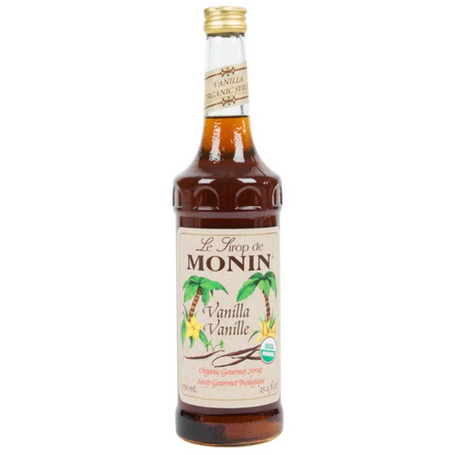 Monin Organic Vanilla Flavor Syrup, 750 ml