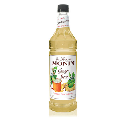 Monin Ginger Beer Syrup, 1 Liter, 4 Per Case