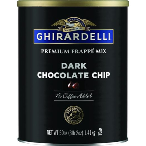Ghirardelli Dark Chocolate Chip Frappe Mix, 3.12 Pounds. 6 Pounds