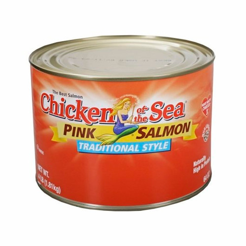 Chicken of the Sea Traditional Pink Salmon, 64 Ounces, 6 Per Case