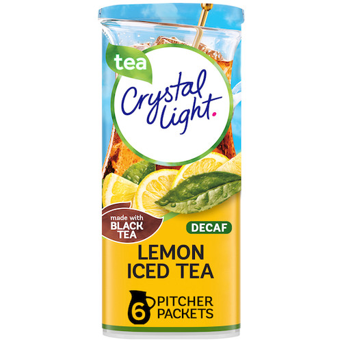 Crystal Light Decaffeinated Iced Tea, 1.5 Ounce, 12 Per Case