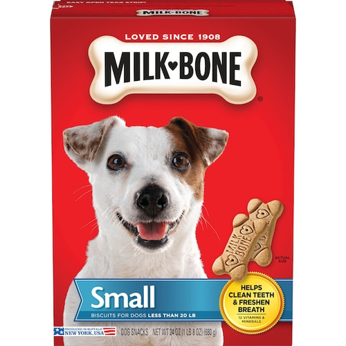 Milk Bone Small Original Biscuit Dog Treat, 24 Ounces, 12 Per Case