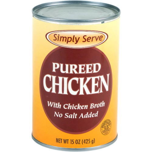 Simply Serve Pureed Chicken, 15 Ounces