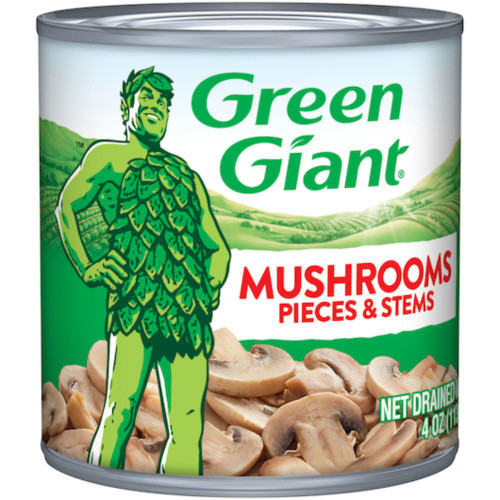 Green Giant Vegetable Mushrooms Pieces and Stems, 4 Ounces