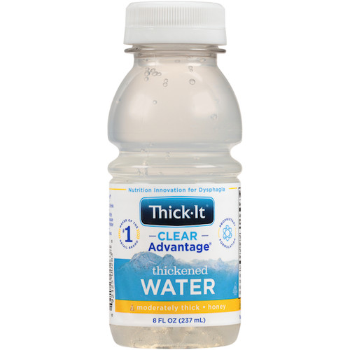 Thick It AquaCare H2O Thickened Water Beverage, 8 Ounce, 24 Per Case