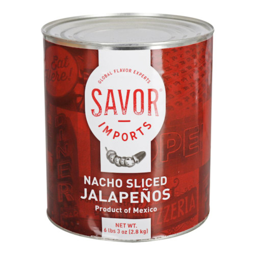 Savor Imports Nacho Sliced Green Jalapeno Peppers