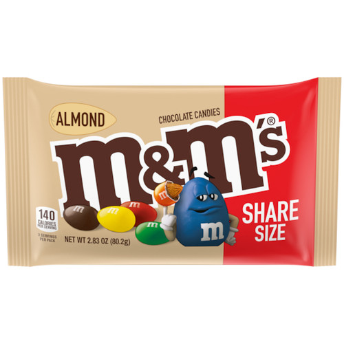 M&M's Almond Share Size - 2.83 oz/18 pack