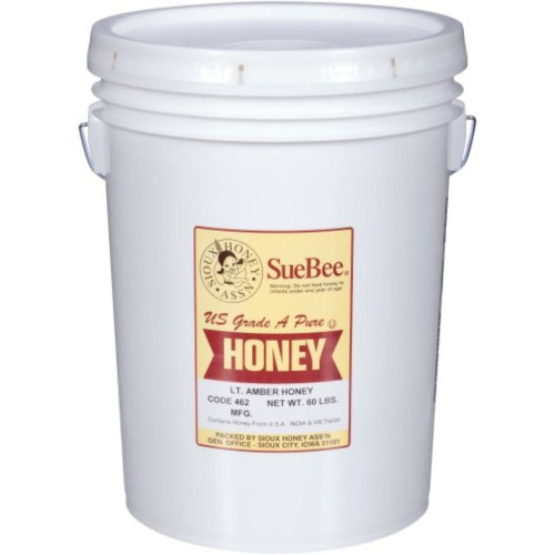 Sue Bee Light Amber Honey Bulk, 60 Pound