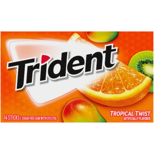 Trident Sugar Free Tropical Twist Gum