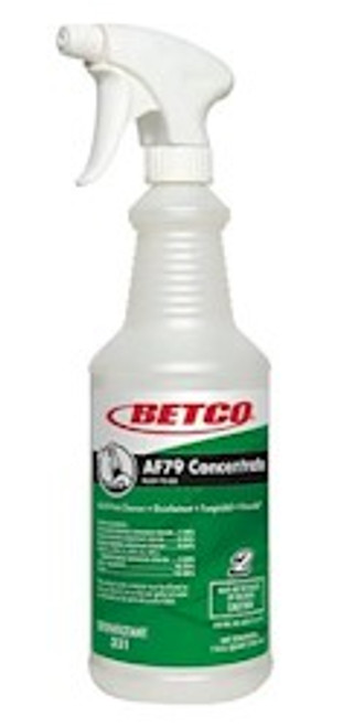 EMPTY SPRAY BOTTLE W/TRIGGER SPRAYER, FOR BETCO AF79 DISINFECTANT