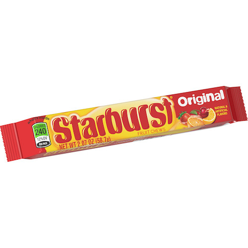 Starburst Original Fruit Chew Candy, 2.07 Ounce, 36 Per Box, 10 Per Case