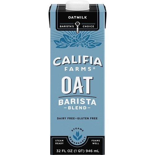 Califia Farms Barista Blend Oat Milk, 32 Fluid Ounce, 6 Per Case