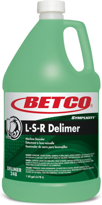 Betco Symplicity L-S-R Delimer, 128 Oz, Case of 4