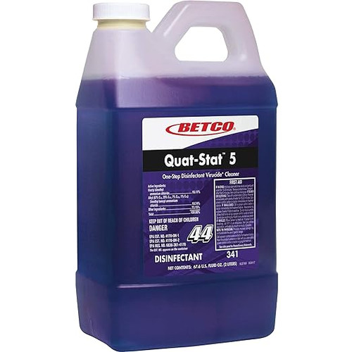 Betco Quat-Stat 5 Disinfectant Cleaner 2 Liters, 4 Per Case