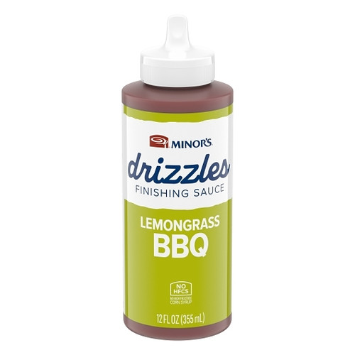 Minor s Ambient Lemongrass Barbeque Drizzle, 12 Fluid Ounce, 6 Per Case