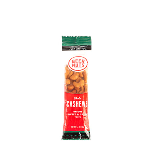 Beer Nuts Sweet and Salty Cashews, 1.5 Ounce