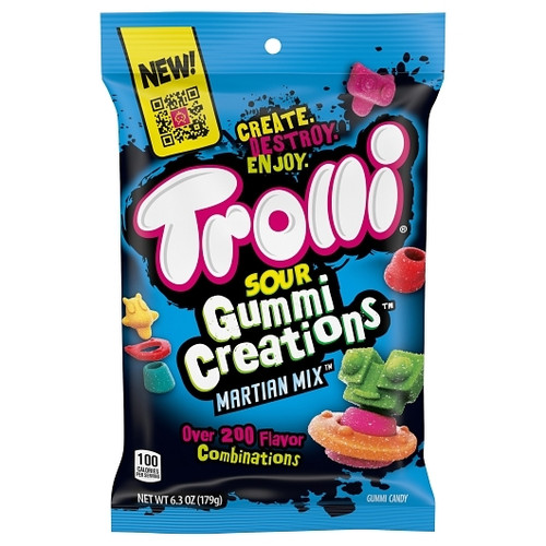 Trolli Creations Gummy Candy, 6.3 Ounce, 8 Per Case