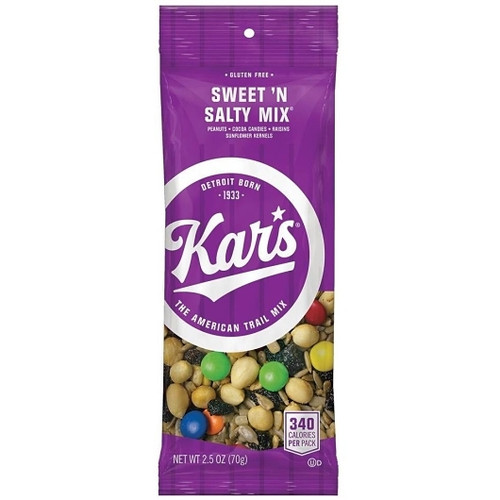 Second Nature Kar s Sweet & Salty 2.5 Ounce, 2.5 Ounces, 12 Per Box