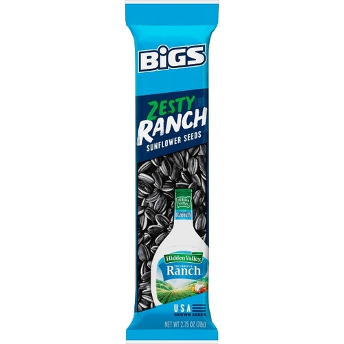 Bigs Ranch Sunflower Seeds 2.75 Ounce, 2.75 Ounce, 12 Per Box, 6 Per Case