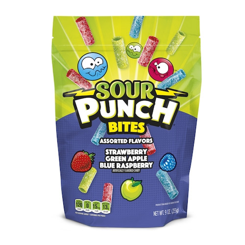 Sour Punch Assorted Bites, 3.375 Pound, 6 Per Case