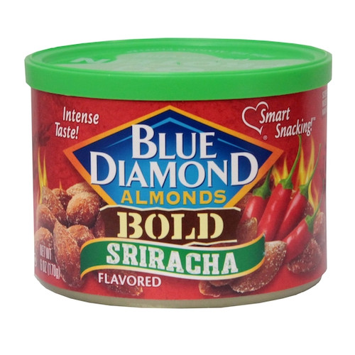 Blue Diamond Almonds Almonds Sriracha 6Oz, 6 Ounces, 12 Per Case