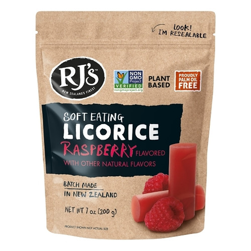 Rj s Raspberry Licorice, 7 Ounce, 8 Per Case