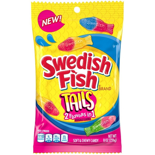 Swedish Fish Soft Candy Tales, 8 Ounce, 12 Per Case