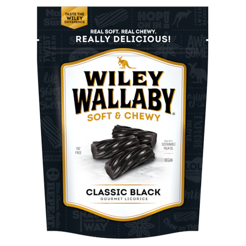 Wiley Wallaby Black Liquorice, 10 Ounce, 10 Per Case