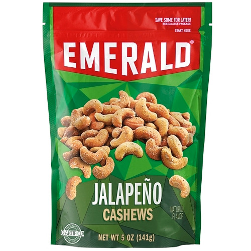 Emerald Cashews Jalapeno, 5 Ounce, 6 Per Case