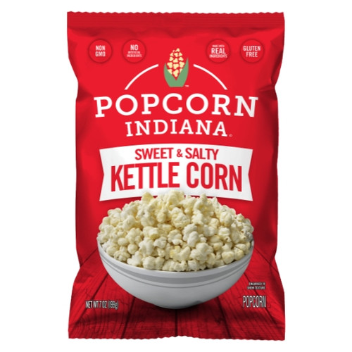 Popcorn Indiana Sweet And Salty Kettle Corn, 7 Ounce, 12 Per Case