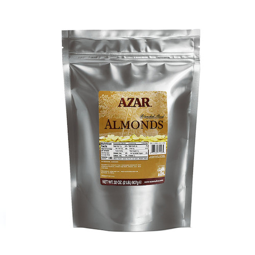 Azar Slice Blanched Almond, 2 Pounds, 3 Per Case