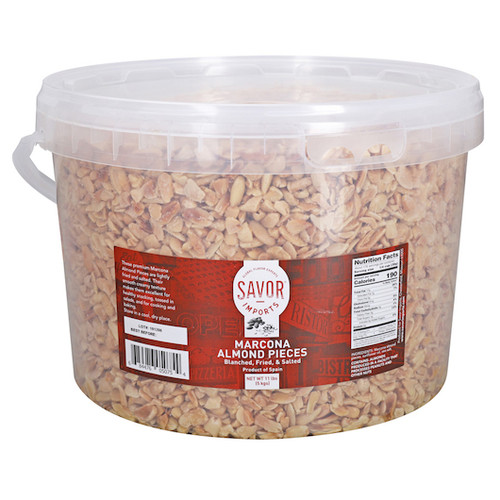 Savor Imports Marcona Almond Pieces, 11 Pound, 1 Per Case