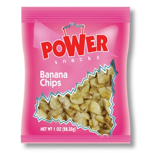 Power Snacks Fruit Banana Chips Sweet/Dried, 1 Ounce 150 per case