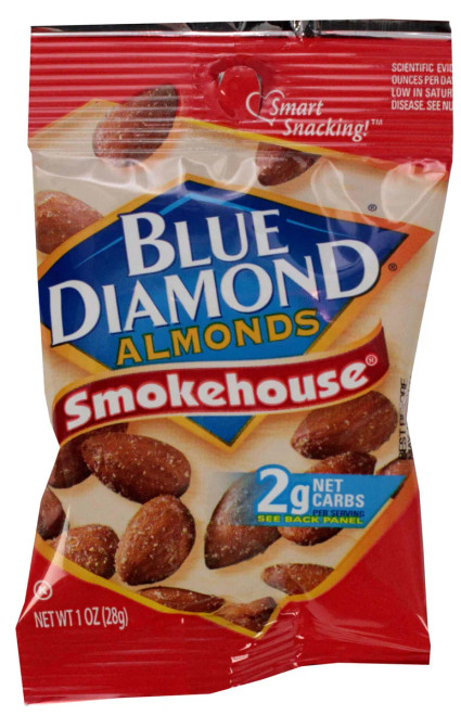 Blue Diamond Almonds Smokehouse, 1 Ounce, 72 per case