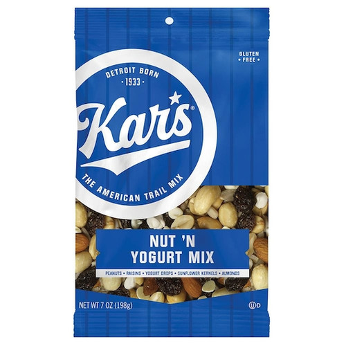 Kar s Nuts Nut & Yogurt, 7 Ounces, 12 Per Case