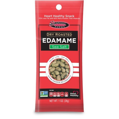 Seapoint Farms Edamame Dry Roasted Sea Salt, 1 Ounces, 50 Per Case