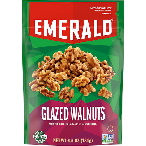 Emerald Walnuts Glazed, 6.5 Ounce, 6 Per Case
