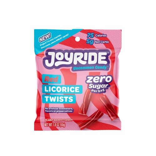 Joyride Zero Sugar Original Case Licorice, 1.8 Ounce, 8 Per Box, 8 Per Case