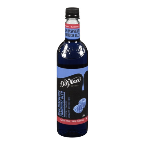 Davinci Gourmet Syrup Blue Raspberry Syrup, 750 Milliliter, 4 Per Case