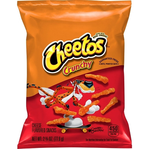 Cheetos Crunchy Cheese Flavored Snack, 2.75 Ounce, 32 Per Case
