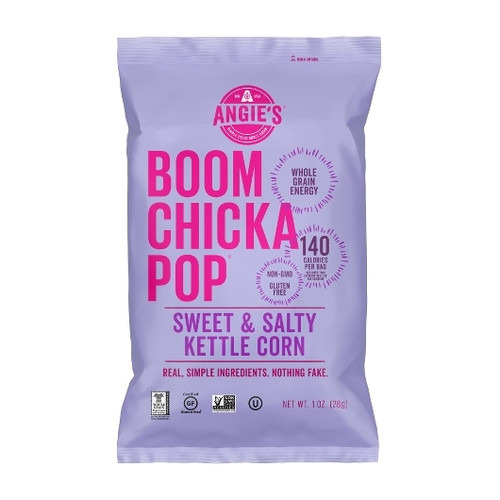 Angie s Boomchickapop Artisan Treats Sweet And Salty Kettle Corn, 1 Ounces, 24 Per Case