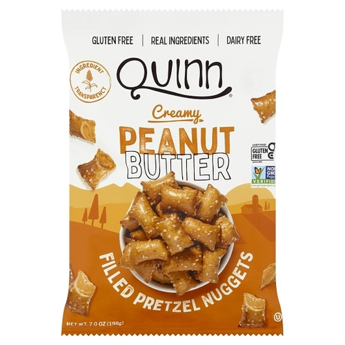 Quinn Foods Peanut Butter Filled Nuggets Case, 7 Ounce, 8 Per Case