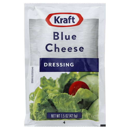 Kraft Blue Cheese Mix Dressing Single Serve, 1.5 Ounce, 60 Per Case