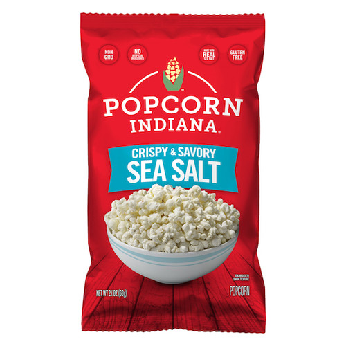 Popcorn Indiana Crispy And Savory Sea Salt, 2.1 Ounce, 6 Per Case