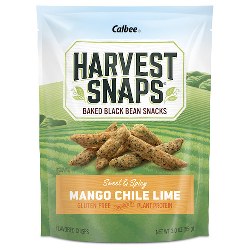Harvest Snaps Black Bean Mango Chili Lime Snack Crisps, 3 Ounces, 12 Per Case