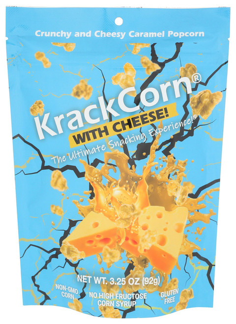 Krackcorn Ready To Eat Popcorn, 3.25 Ounce, 6 Per Case