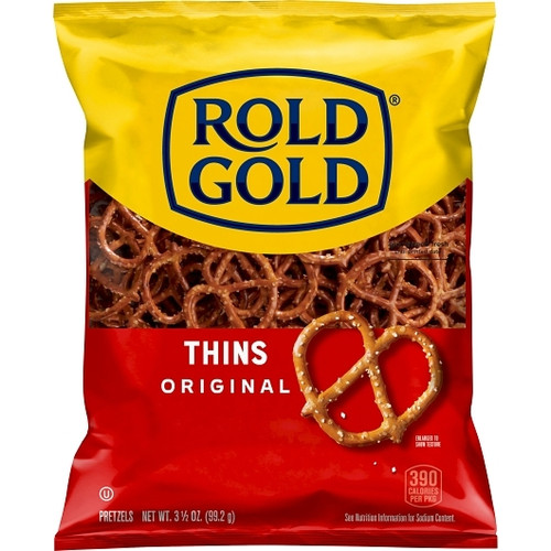 Rold Gold Pretzel Thins Bags, 3.5 Ounce, 20 Per Case