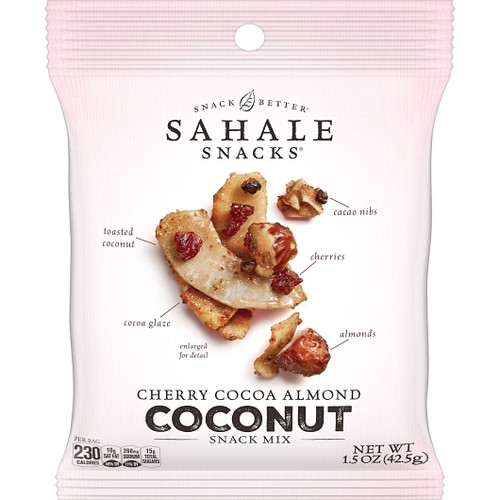 Sahale Cherry Cocoa Almond Coconut Snack Mix, 1.5 Ounce, 18 Per Case