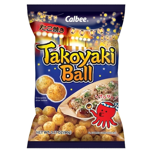Calbee Takoyaki Ball Original Case, 3.17 Ounce, 12 Per Case