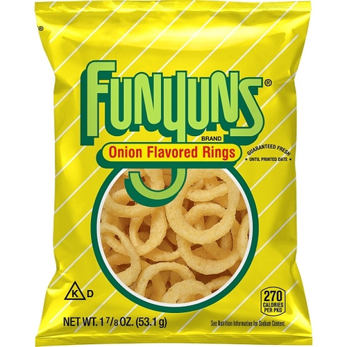 Funyuns Onion Flavored Rings, 1.875 Ounce, 24 Per Case